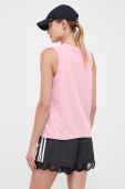 Бавовняний топ P.E Nation колір рожевий