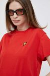 Бавовняна футболка Lyle & Scott колір червоний (3261544)