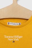 Дитяча бавовняна футболка Tommy Hilfiger колір жовтий (2849145)