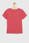 Дитяча бавовняна футболка Tommy Hilfiger колір рожевий (2887710)