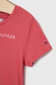 Дитяча бавовняна футболка Tommy Hilfiger колір рожевий (2887710)