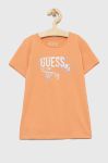 Дитяча футболка Guess колір помаранчевий (2878281)