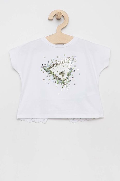 Дитяча футболка Guess колір білий (2862920)