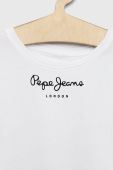 Дитяча бавовняна футболка Pepe Jeans Колір білий колір білий