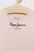 Дитяча бавовняна футболка Pepe Jeans Колір рожевий колір рожевий