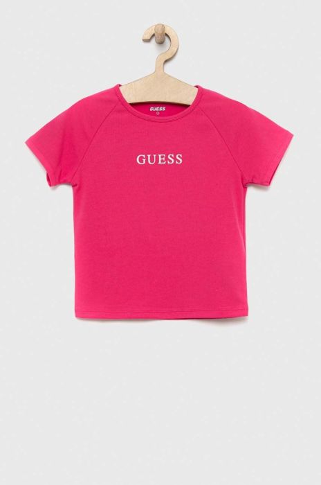 Дитяча футболка Guess колір рожевий (3009725)