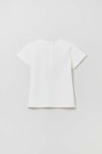Бавовняна футболка для немовлят OVS колір білий (3171241)