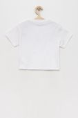 Дитяча бавовняна футболка Guess колір білий (3129655)
