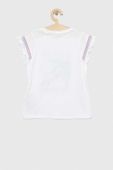 Дитяча бавовняна футболка Guess колір білий (3133835)