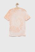 Дитяча бавовняна футболка Guess колір помаранчевий (2962731)