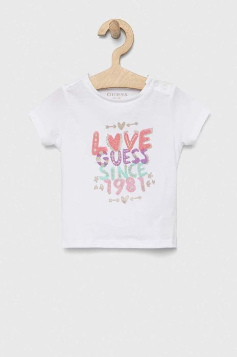 Дитяча футболка Guess колір білий (2962752)