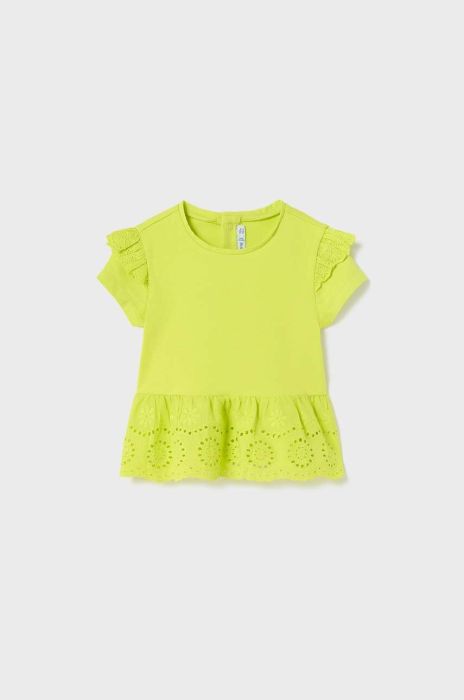 Футболка для немовлят Mayoral колір зелений