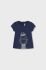 Дитяча бавовняна футболка Mayoral колір синій (2932506)