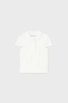 Футболка для немовлят Mayoral колір білий з коміром