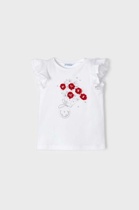 Дитяча футболка Mayoral колір білий (2941095)