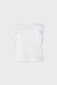 Дитячий бавовняний топ Mayoral колір білий (2945261)