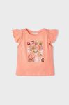 Дитяча бавовняна футболка Mayoral колір помаранчевий (2945389)