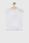 Дитяча бавовняна футболка United Colors of Benetton колір білий (3286301)