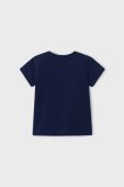 Дитяча бавовняна футболка Mayoral колір синій (2945478)