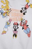 Дитяча бавовняна футболка United Colors of Benetton x Disney колір білий