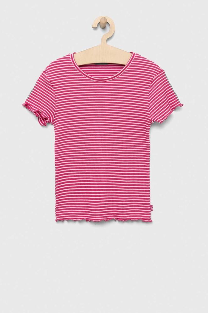 Дитяча футболка United Colors of Benetton колір фіолетовий (3234942)