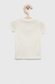 Бавовняна футболка для немовлят United Colors of Benetton колір бежевий (3009772)