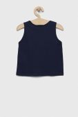 Дитячий бавовняний топ United Colors of Benetton колір синій (3279999)