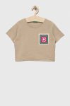 Дитяча футболка United Colors of Benetton колір бежевий (3286348)