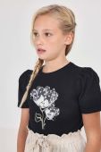 Дитяча футболка Mayoral колір чорний (2945547)