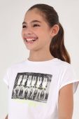 Дитяча бавовняна футболка Mayoral колір білий (2945606)