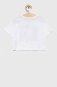 Дитяча бавовняна футболка Sisley колір білий (3091538)