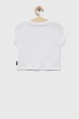 Дитяча бавовняна футболка Sisley колір білий (3248999)