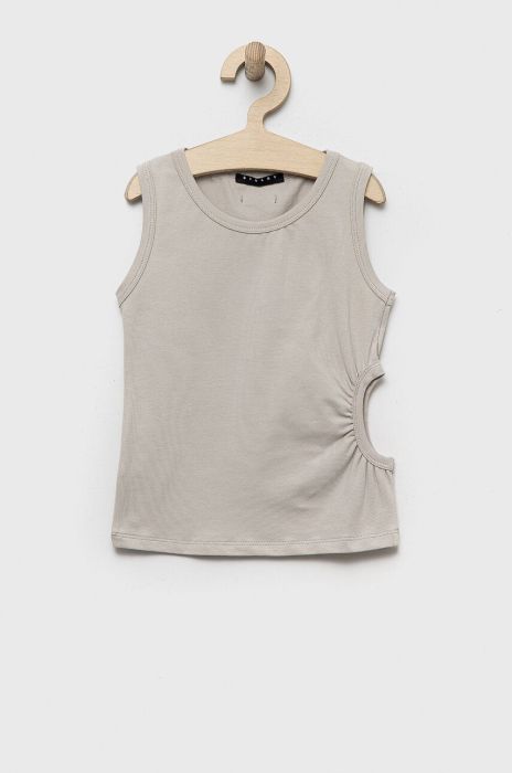 Дитячий топ Sisley колір сірий