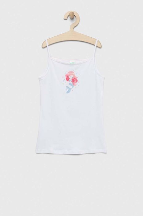 Дитячий топ United Colors of Benetton колір білий (3037215)