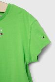 Дитяча бавовняна футболка Tommy Hilfiger колір зелений (3001447)