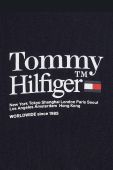Дитяча бавовняна футболка Tommy Hilfiger колір чорний (3001420)