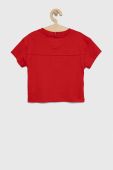 Дитяча бавовняна футболка Tommy Hilfiger Колір червоний колір червоний
