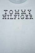 Дитяча бавовняна футболка Tommy Hilfiger колір блакитний (3148809)