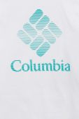 Дитяча бавовняна футболка Columbia Mission Lake Short Sleeve Graphic Shirt колір білий