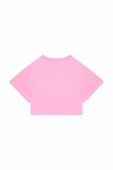 Дитяча бавовняна футболка Marc Jacobs колір рожевий (3062917)