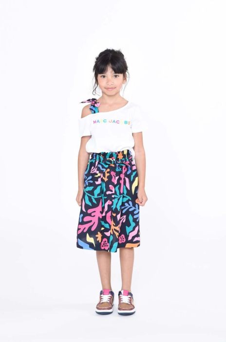 Дитяча бавовняна футболка Marc Jacobs колір білий (3072353)