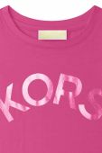 Дитяча бавовняна футболка Michael Kors колір фіолетовий (3054197)