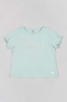 Дитяча футболка zippy колір блакитний