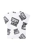 Дитяча бавовняна футболка Dkny колір білий (3072476)