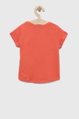 Дитяча бавовняна футболка zippy 2-pack колір помаранчевий