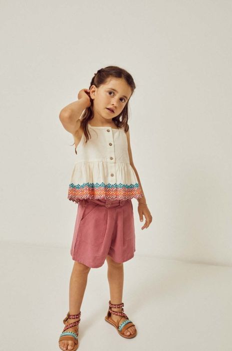 Дитячий топ zippy колір бежевий