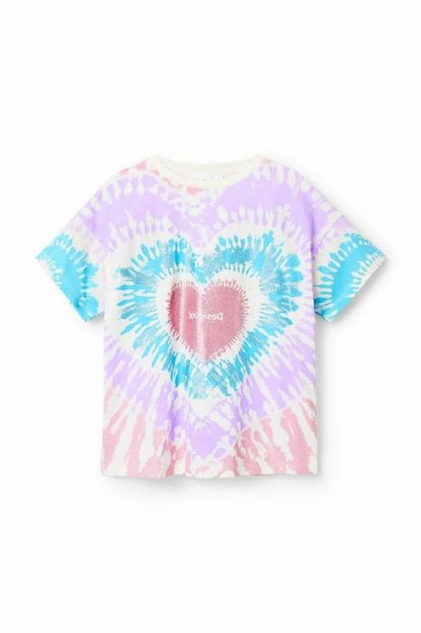 Дитяча бавовняна футболка Desigual колір барвистий (3040435)