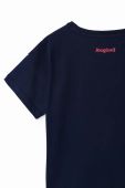 Дитяча бавовняна футболка Desigual колір синій (3062932)
