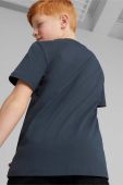 Дитяча бавовняна футболка Puma ACTIVE SPORTS Graphic Tee B з принтом колір блакитний