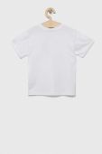 Дитяча футболка United Colors of Benetton колір білий з аплікацією
